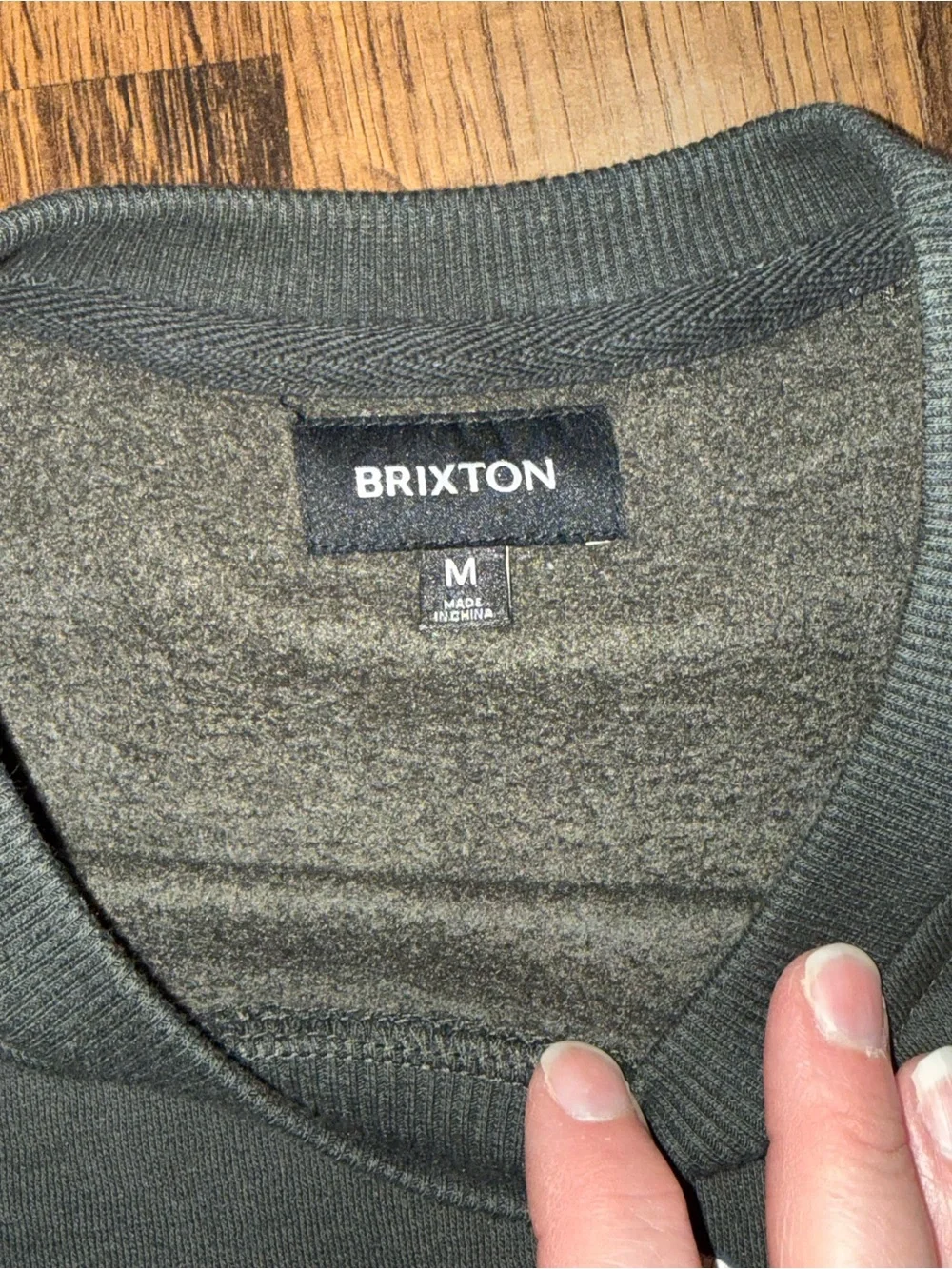 Brixton Mens Crewneck Sweatshirt with Eagle Graphic (size Large)
